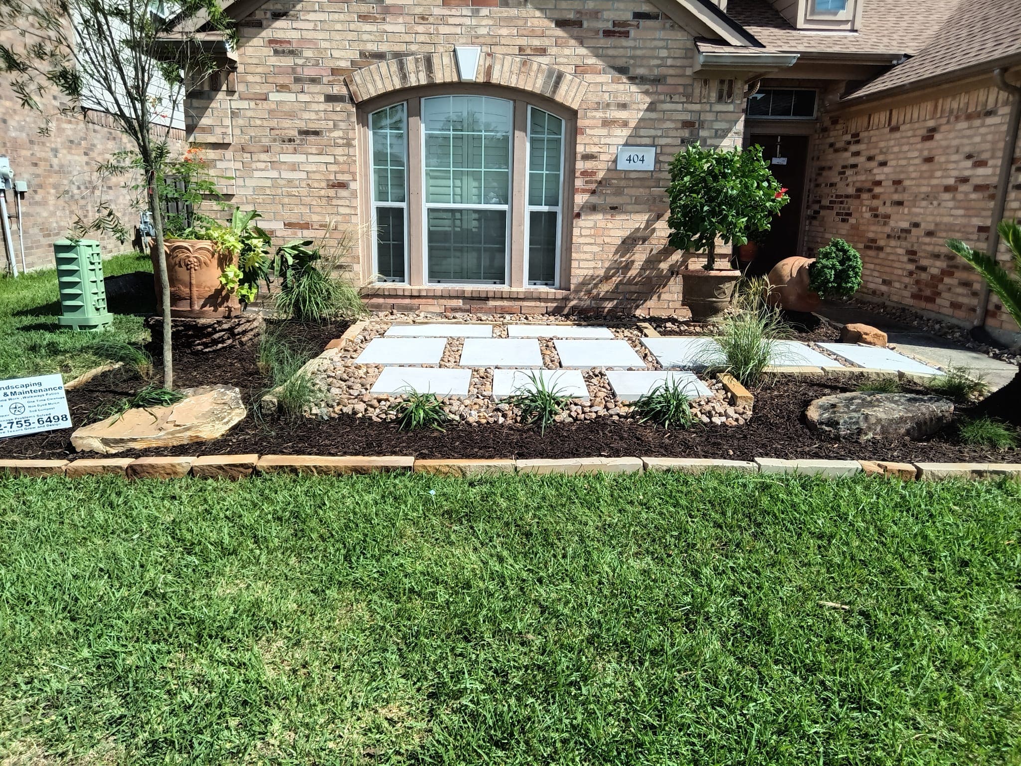 Front Yard after