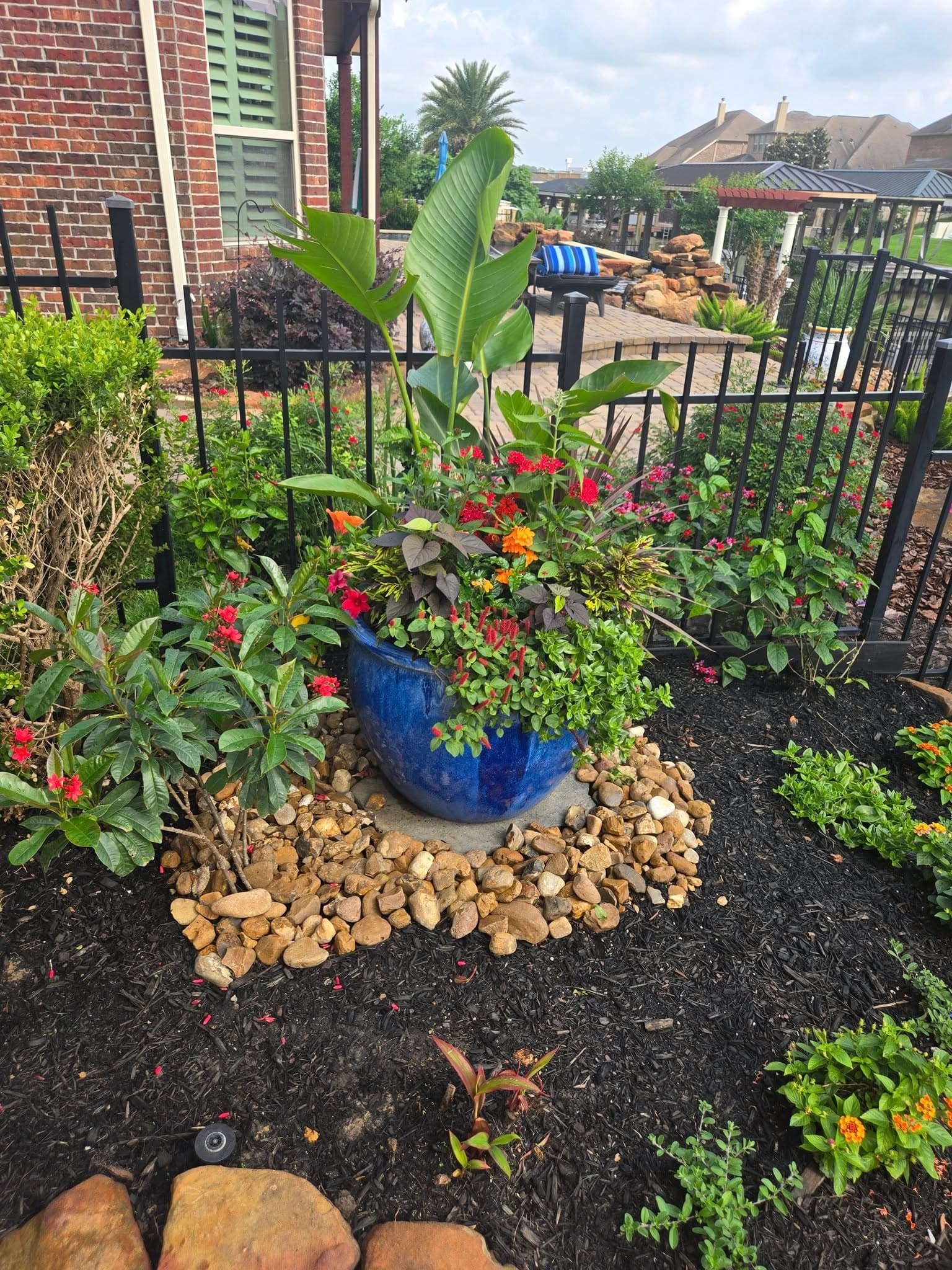 Flowerbed Creation in Galveston